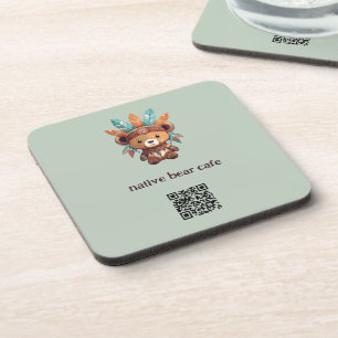 Native American Bear Coaster