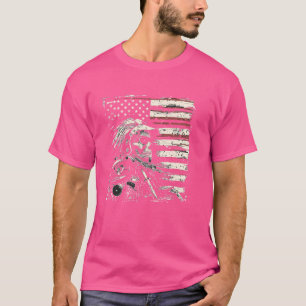 Native American bikes Motorcycle Indian Bikers old T-Shirt