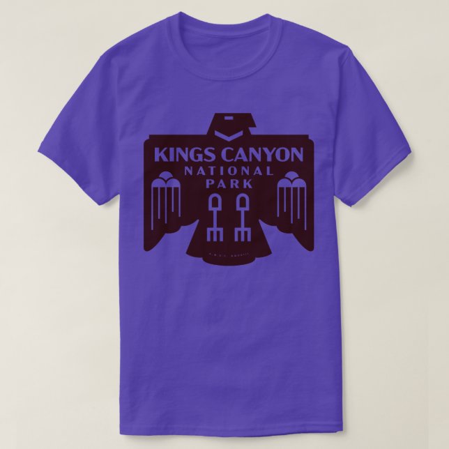 Native American Bird Kings Canyon National Park Br T-Shirt (Design Front)