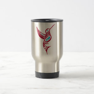 Native American Bird Travel Mug