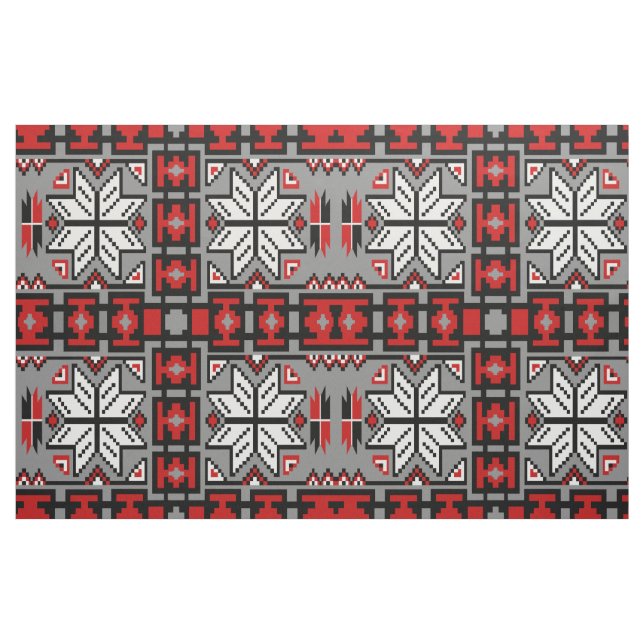 Native American Blanket Weaving Pattern Fabric (Fat Quarter)