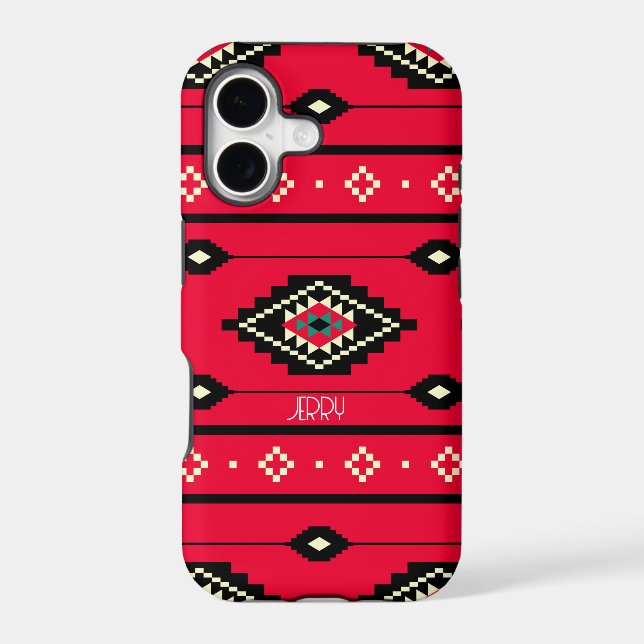 Native American Boho iPhone 17 Case (Back)