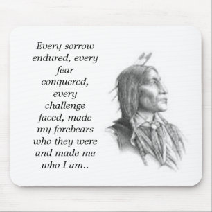 Native American Bound Mousepad