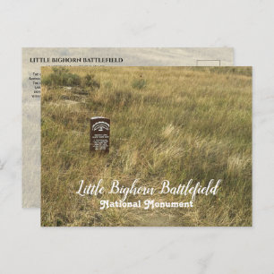 Native American Burial Ground, Little Bighorn  Postcard