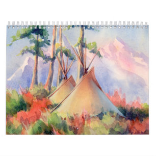 NATIVE AMERICAN CALENDAR by SHARON SHARPE 2016