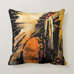 Native American Chief Cushion