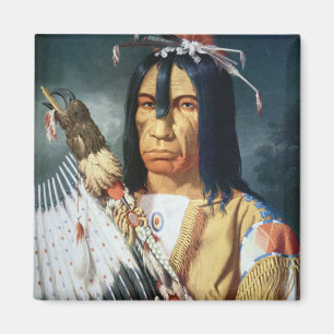 Native American Chief of the Cree people of Canada Magnet