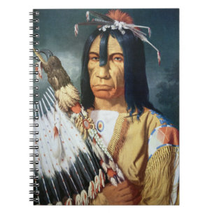 Native American Chief of the Cree people of Canada Notebook