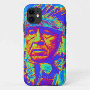Native American Chief Pop Art iPhone 11 Case