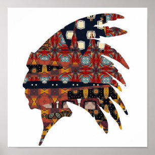 Native American Chief Poster