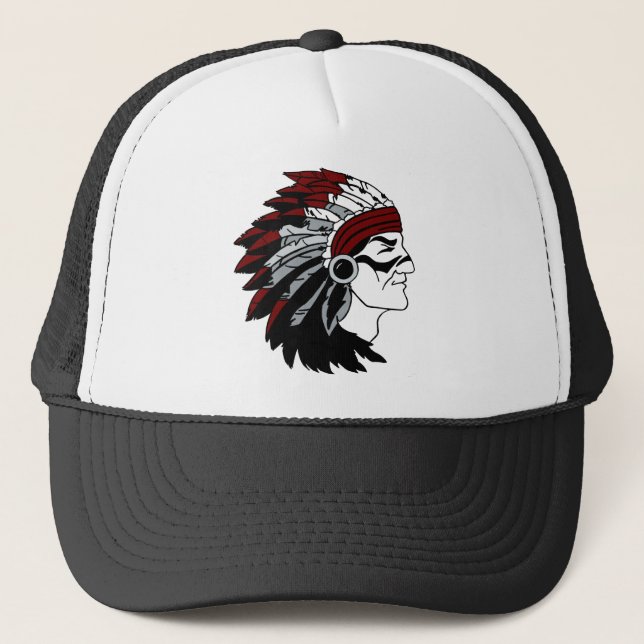 Native American Chief Trucker Hat (Front)