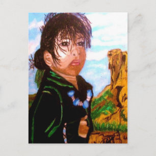 NATIVE AMERICAN CHILD postcard