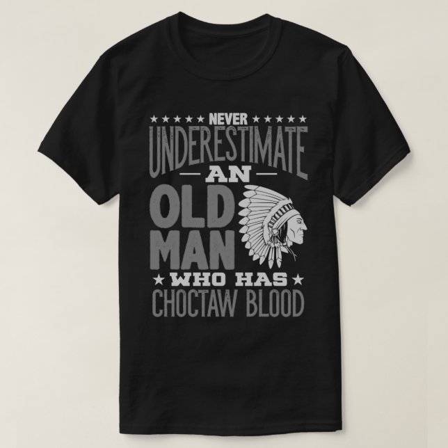 Native American Choctaw  T-Shirt (Design Front)