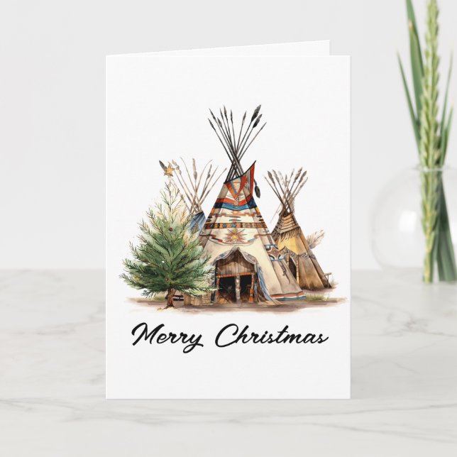 Native American Christmas Card (Front)