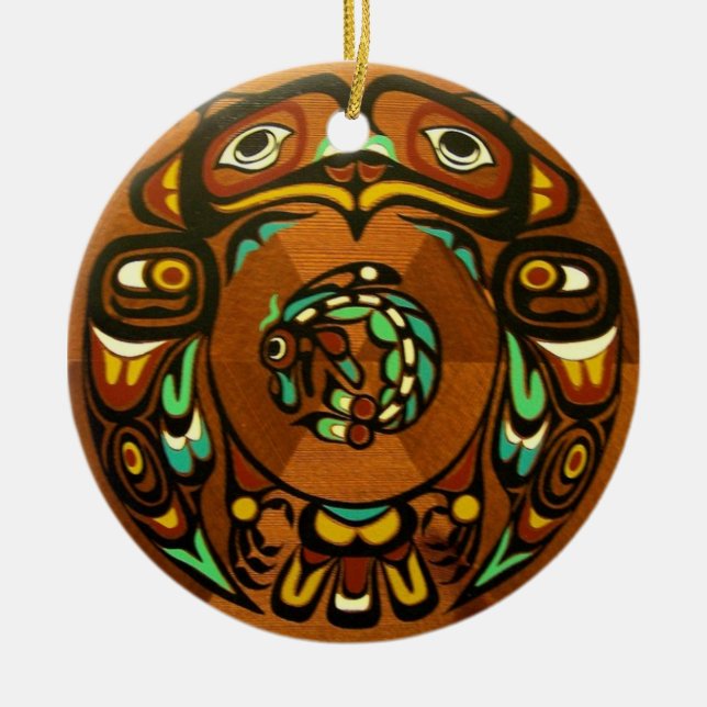 Native American Christmas Ornament (Front)