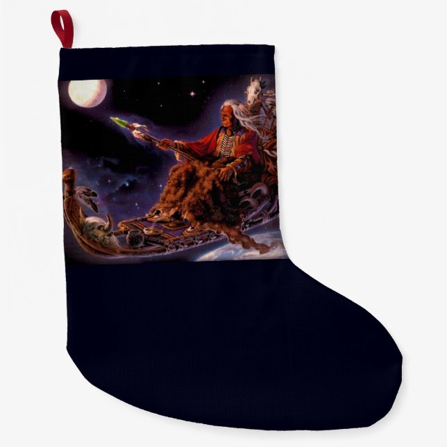 native american christmas stocking (Front)