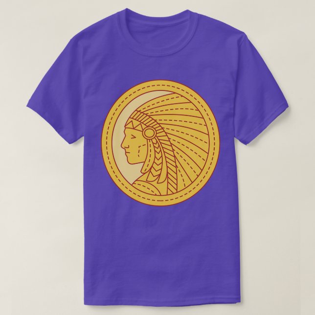 Native American Coast Salish  T-Shirt (Design Front)