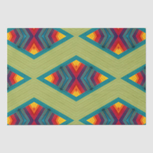 Native American Colourful Repeating Pattern  Tissue Paper