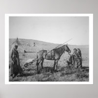 Native American Cree people of Western Canada, c.1