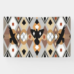 Native American Crow Banner