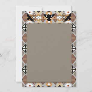 Native American Crow Invitation