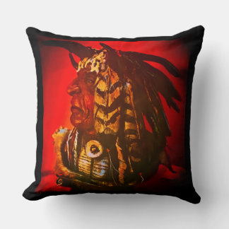 Native American "Crow medicine man" Cushion