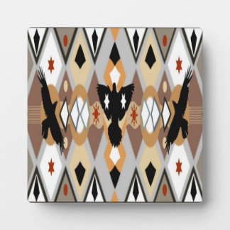 Native American Crow Plaque