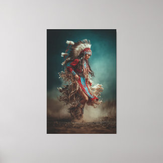 Native American Dancer Canvas Print