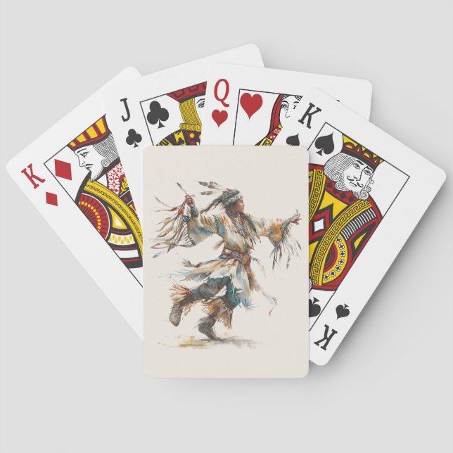 Native American Dancer Classic Playing Cards (Back)