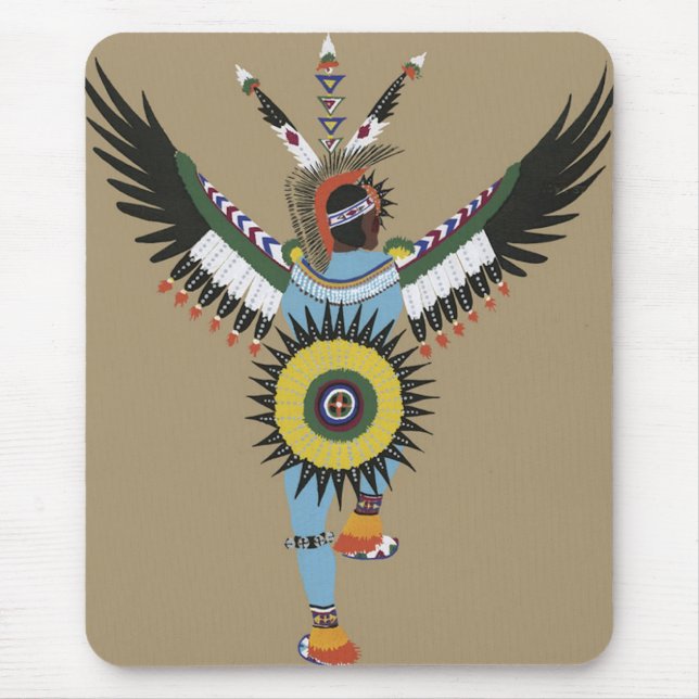 Native American Dancer-Mousepad Mouse Mat (Front)