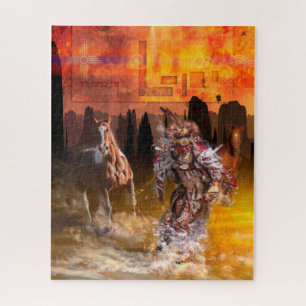 Native American Dancer ROLLING THUNDER #1 Jigsaw Puzzle