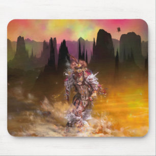 Native American Dancer ROLLING THUNDER Mouse Mat