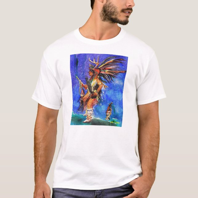 Native American Dancing High Quality T-shirt (Front)