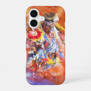 Native American DANCING WOLVES iPhone 16 Case