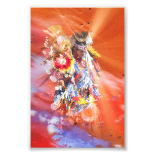 Native American DANCING WOLVES Photo Print