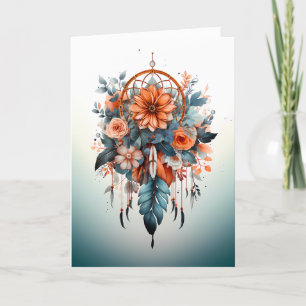 Native American Day Greeting Card Dreamcatcher