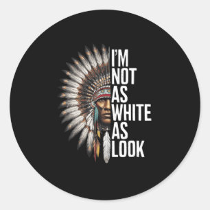 Native American Day The Black Man Sticker 