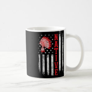 Native - American Day Usa Flag Cherokee Indigenous Coffee Mug