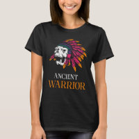 Native American Day warrior cheif indian skull hea
