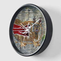 Native American Design of Tribal Art Square Wall