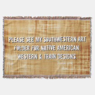 Native American Designs etc. Throw Blankets