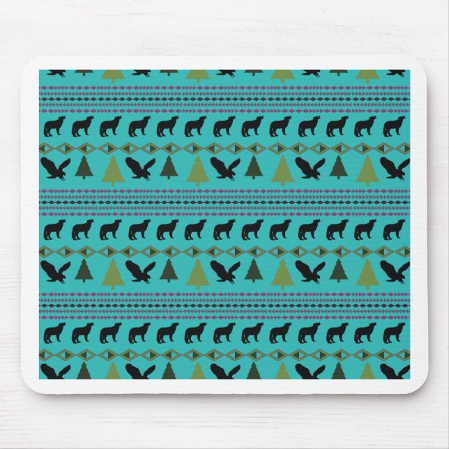 Native American Designs Mouse Mat (Front)