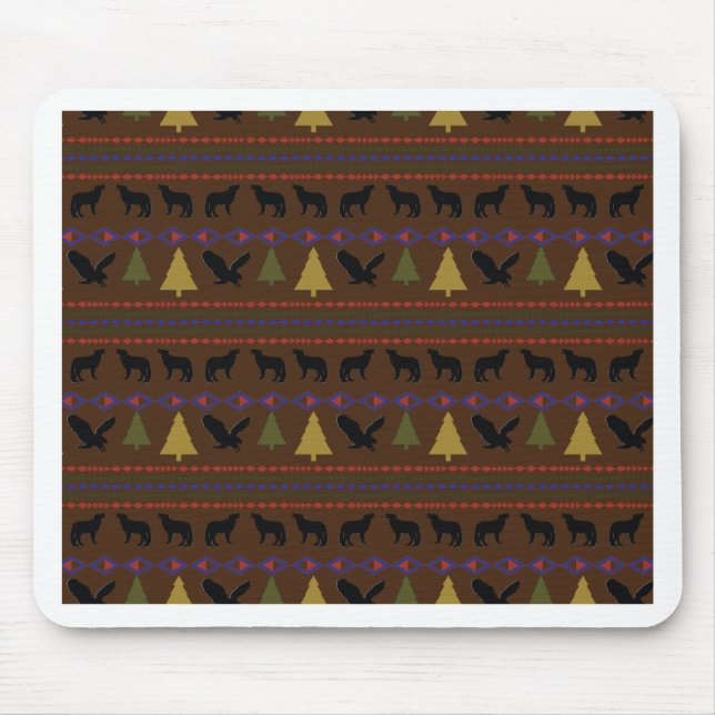 Native American Designs Mouse Mat (Front)