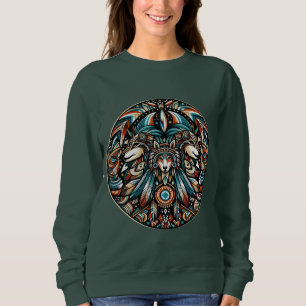 Native American Dogs Sweatshirt
