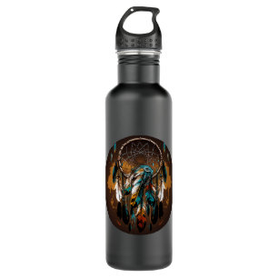 Native American Dreamcatcher Indian Design 21 710 Ml Water Bottle