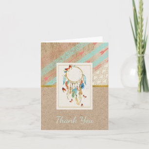Native American Dreamcatcher Thank You Card