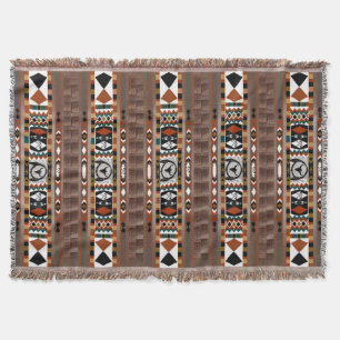 Native American Dreamcatcher Throw Blanket