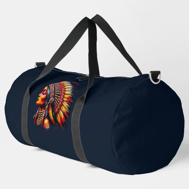 Native American Duffle Bag (Left Corner)