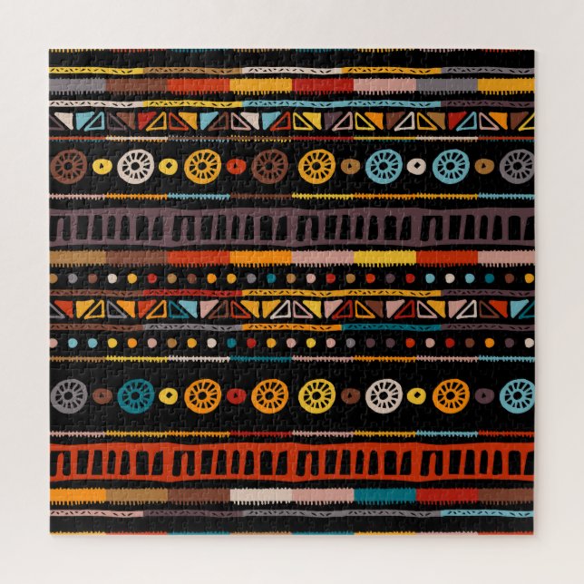 Native American Essence: Ethnic Vintage Jigsaw Puzzle (Vertical)