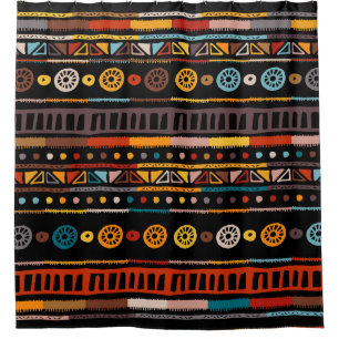 Native American Essence: Ethnic Vintage Shower Curtain